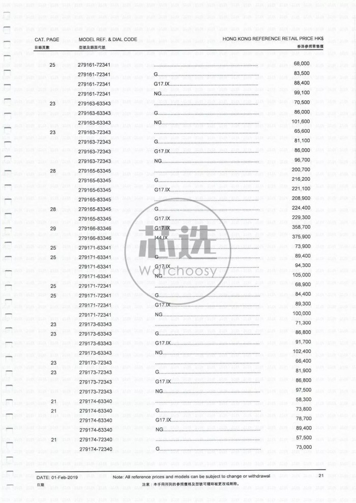 香港劳力士价格和内地差多少,香港劳力士最新价目表