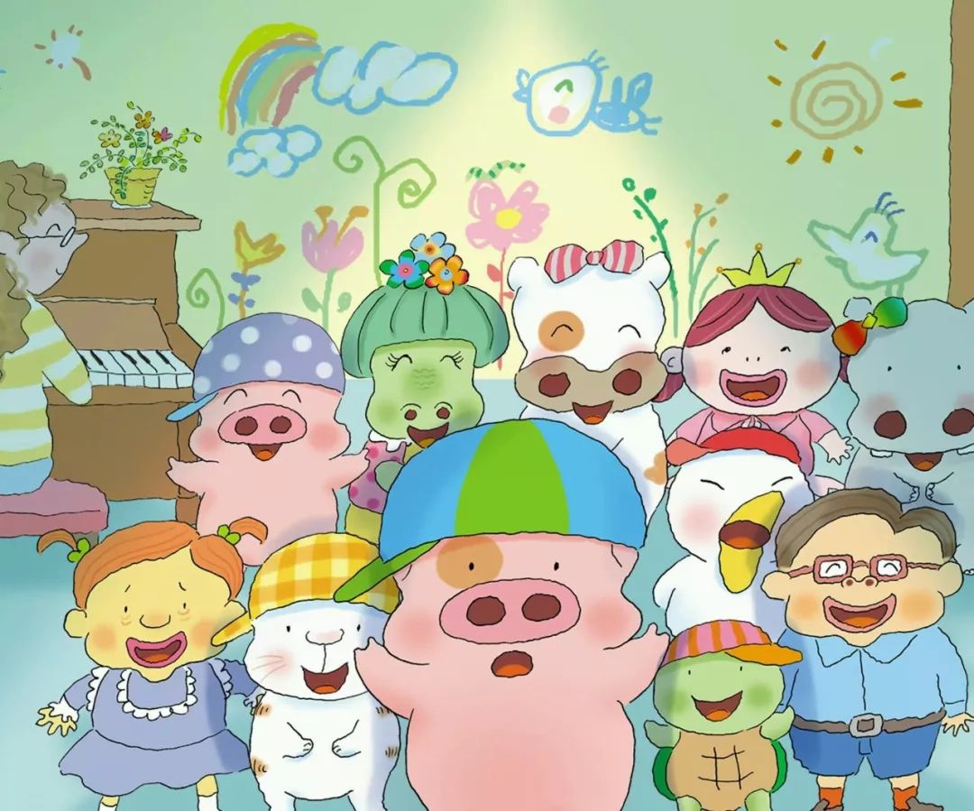 最简单的猪年画怎么画,自己画的年画猪图片