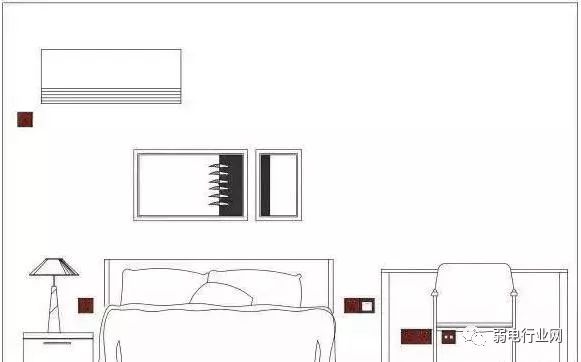 1.8米床床头开关插座高度标准,暗线开关插座安装高度标准尺寸图