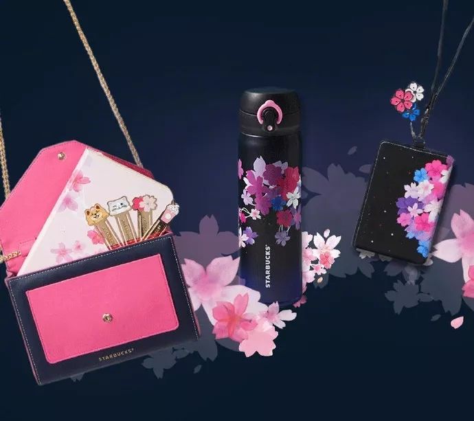 少女猫爪水杯,星巴克樱花猫爪杯