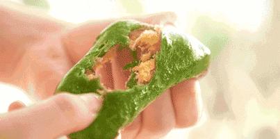 好吃的青团美篇,春天蒙山人必吃的青团