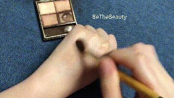 ins日杂清透眼妆适合居家的小仙女,教你两分钟就能搞定的眼妆画法