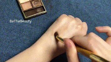 ins日杂清透眼妆适合居家的小仙女,教你两分钟就能搞定的眼妆画法