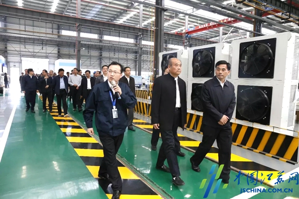 张育林带队观摩泰兴经济开发区“项目质效大提升”项目现场