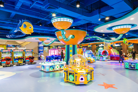 武汉最大亲子儿童乐园追风奇幻,追风亲子游戏机