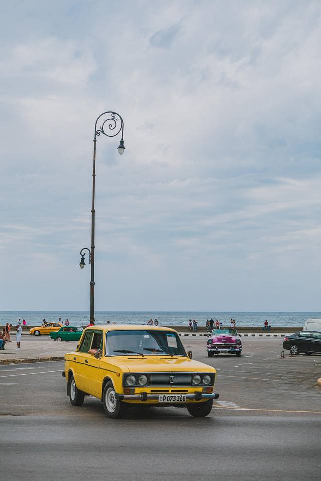 古巴老爷车日落,古巴旅行全记