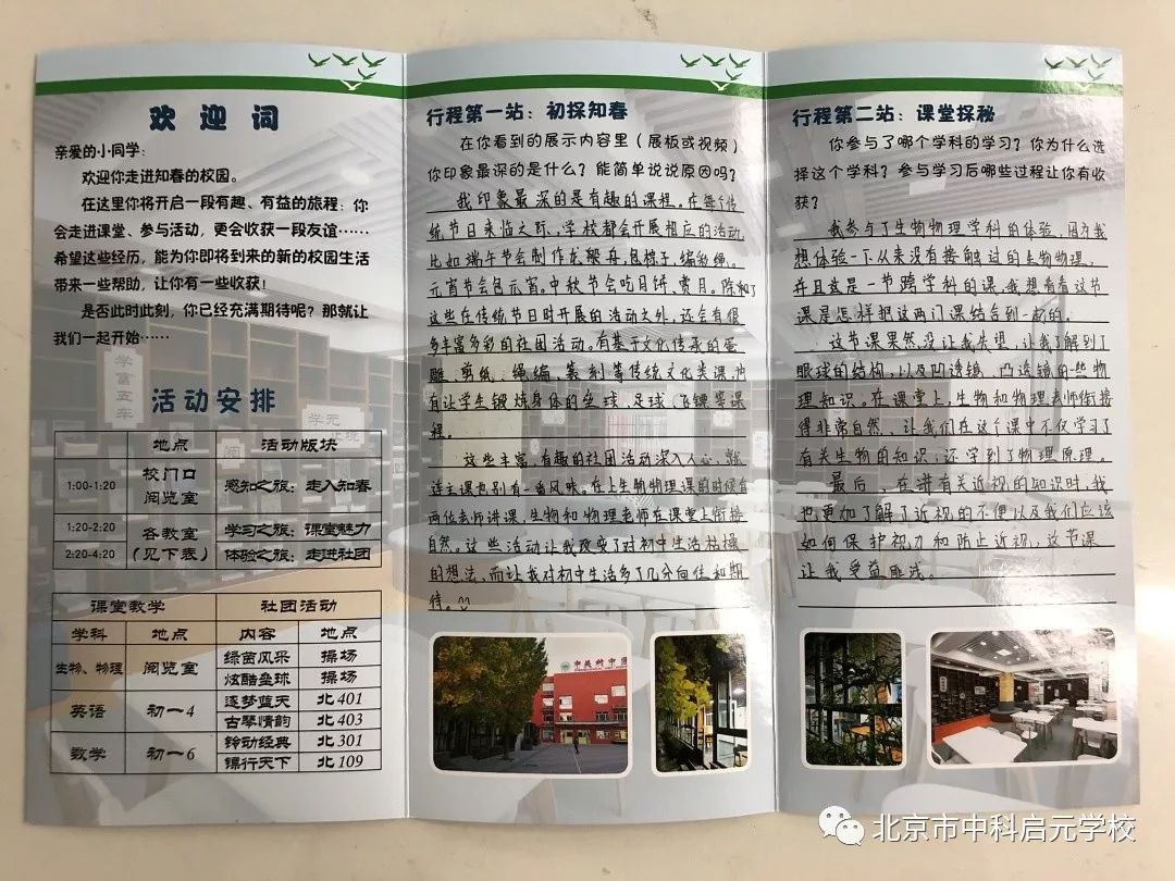 小初衔接学校活动,小初衔接