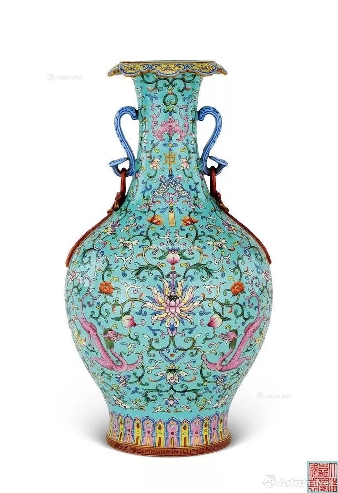 嘉德春拍225万青釉瓶,中国嘉德1995秋季拍卖会