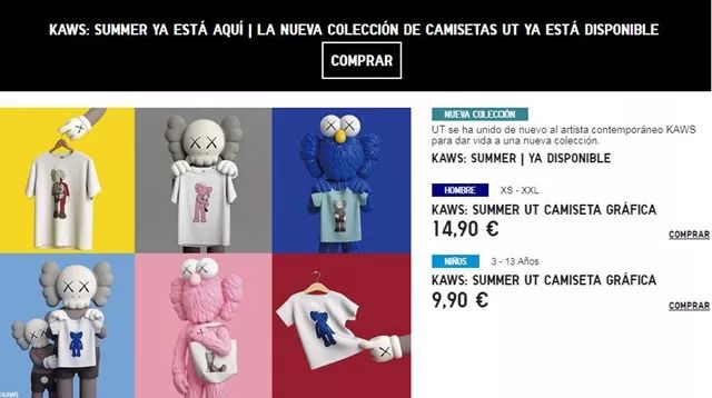 jeffkoons优衣库联名,优衣库xkaws合作系列