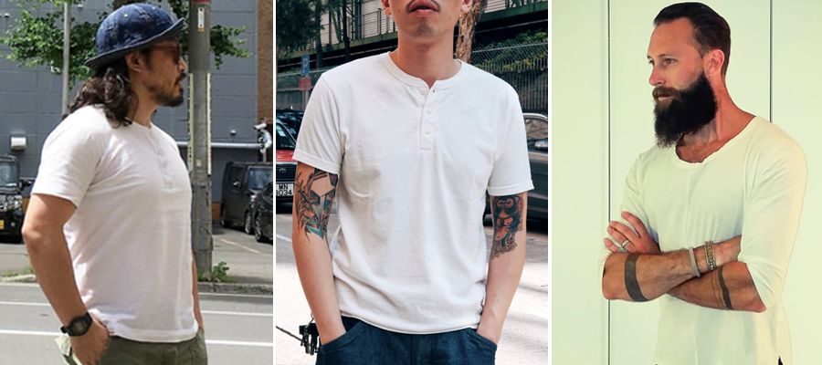 亨利领冬款,穿上就有肌肉感的亨利衫