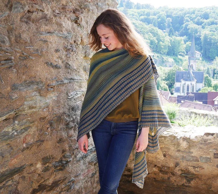 一线连钩成人连衣裙教程,拼花钩衣一线连