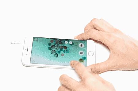 贴上它手机镜头秒变显微镜,贴在手机上的显微镜