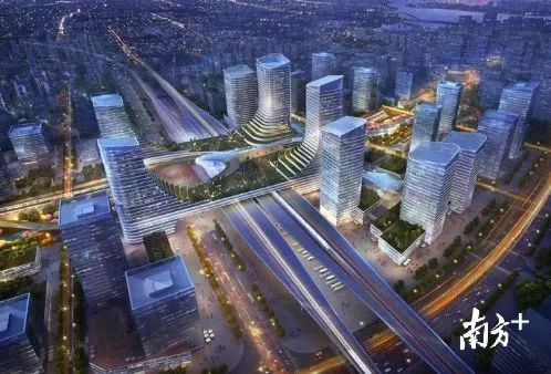 广州到东莞深圳轻轨线路图,40分钟到深圳