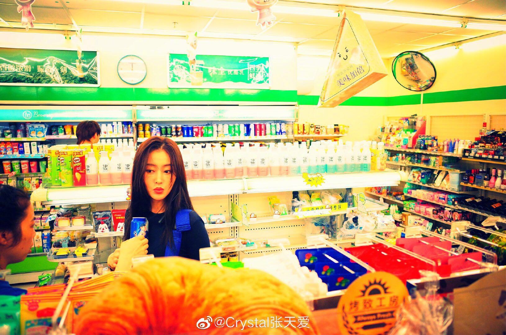 张天爱过膝袜,张天爱黑袜