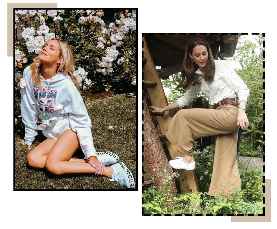 倪妮的同款帆布鞋,倪妮机场同款鞋