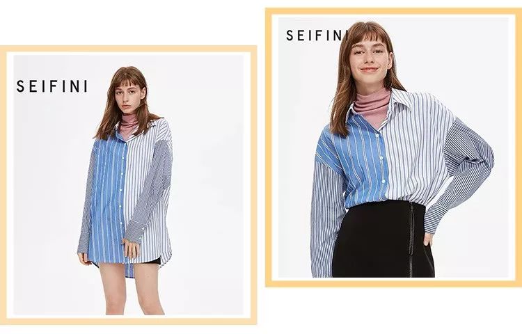 简单的衬衫这样穿也好看,衬衫怎么穿不要太好看