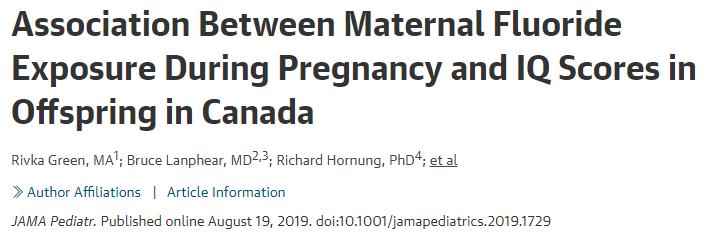 自来水中氟超标的危害,高氟水影响智商吗