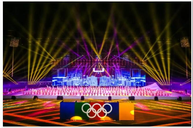 黄冈校运会开幕式入场表演,美爆了黄冈市五运会开幕式