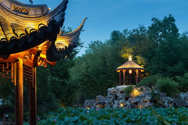 古猗园晚上灯展,古猗园夜游攻略