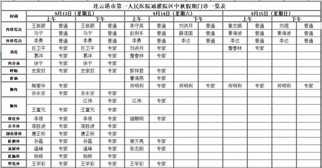 假期排班,假期排班计划