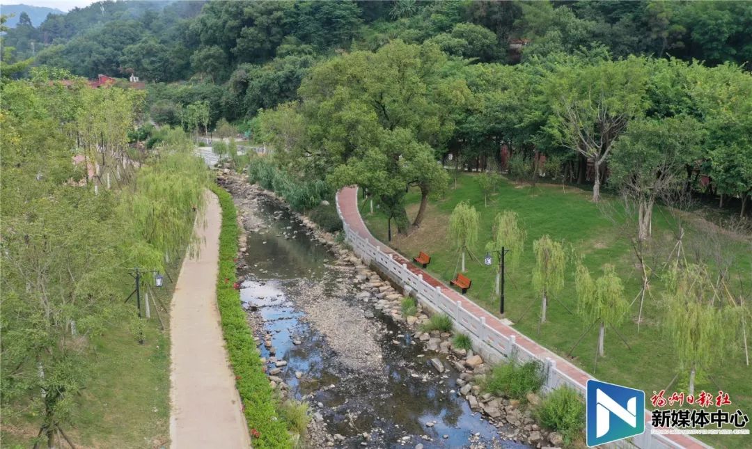 福州黑臭内河效果图,昔日臭水沟今成景观带