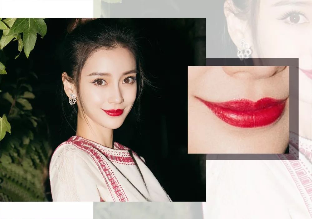 angelababy白娉婷唇妆,杨颖全唇妆
