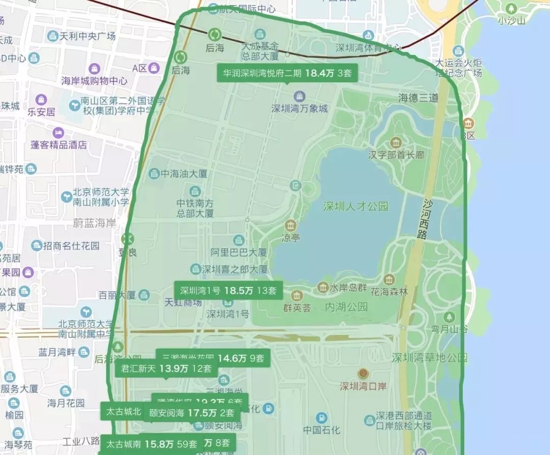 深圳豪宅区的演变,深圳五大豪宅区