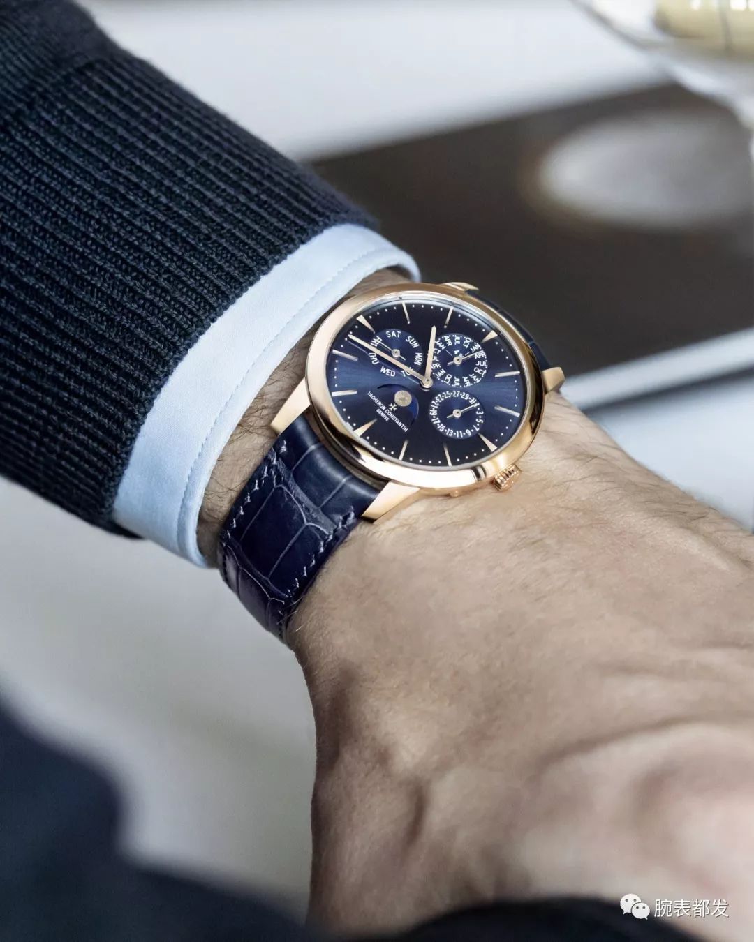 江诗丹顿金钻石手动上弦超薄女表,复杂手表