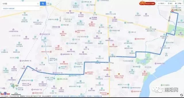 南阳公交4路线路图,南阳公交线路图高清