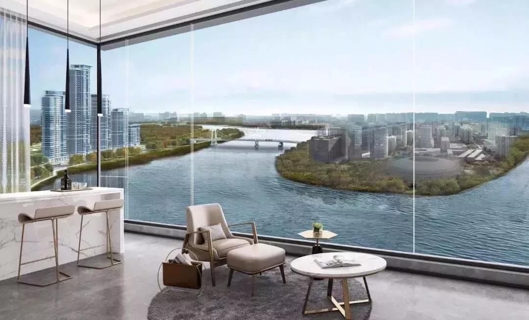 天府中央商务区楼盘,成都天府新区河畔新世界一期实景