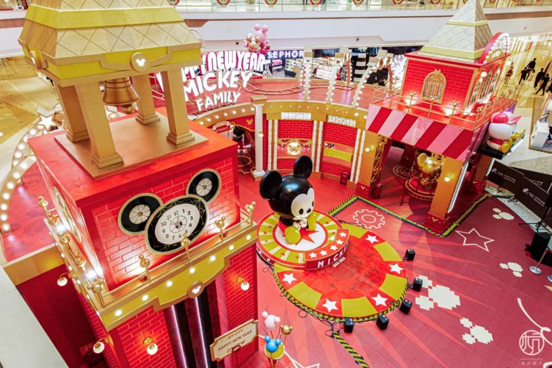 大城北可爱爆表的冬日童话城堡！3M巨型米奇空降拱墅！限量盲盒免费送