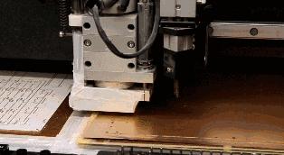 感光法制作pcb教程,pcb冲孔机动图