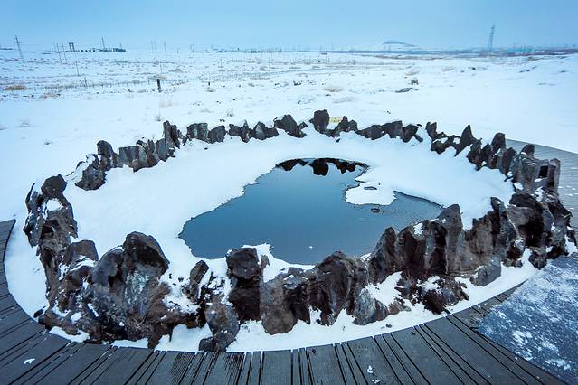 克拉玛依，我在冬季遇见你，荒野冰雪醉美是你