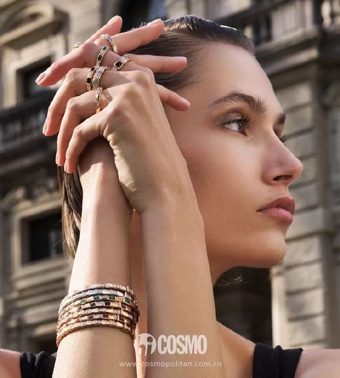 时髦戒指,时髦可调节戒指