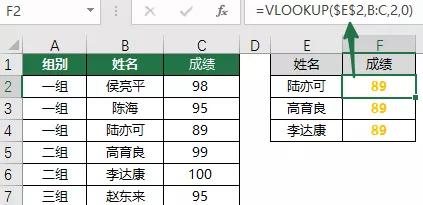 vlookup查找数组数字错误,vlookup查找后结果错误原因