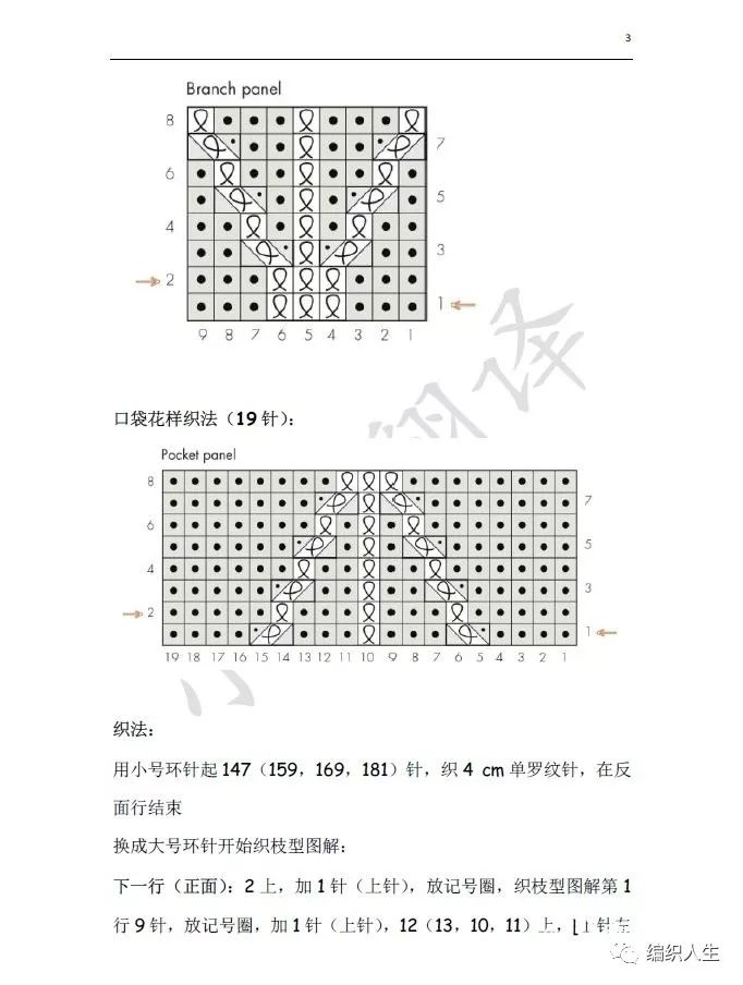 金枝玉叶刺绣开衫,棒针叶子花样v领开衫