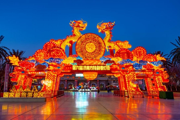 方特东方神画30秒航拍烟花,无人机表演方特东方神画灯光秀