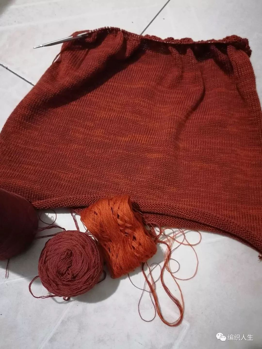 好看的毛衣女自己织的,好看又好织的毛衣花样女童连衣裙