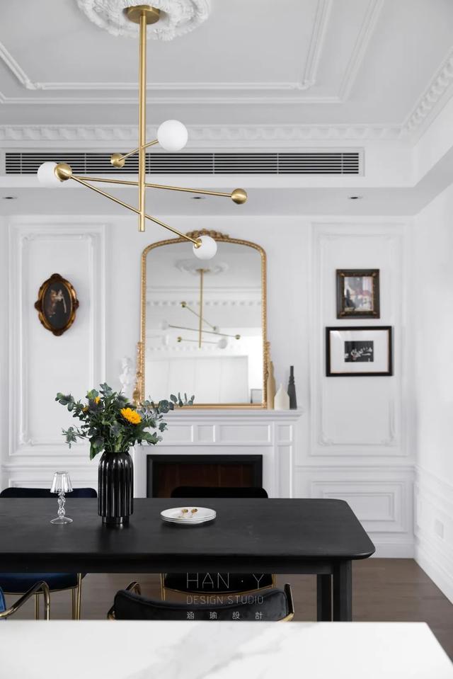 120平中古法式浪漫优雅三室,162平中式轻奢风格