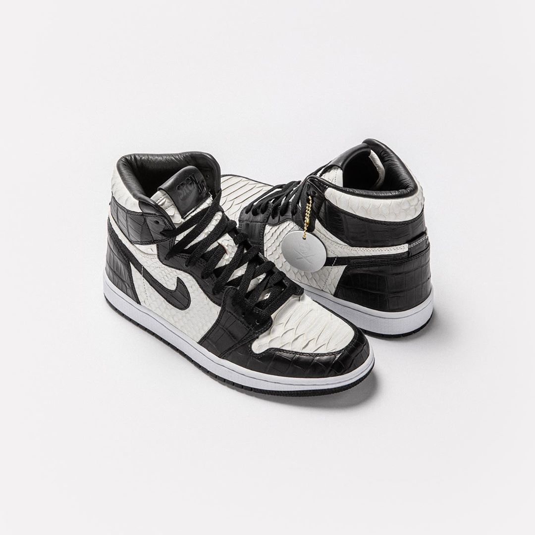 airjordan1芝加哥阴阳鸳鸯,airjordan1黑白熊猫高光