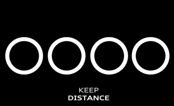 一定要保持好距离,懂得保持距离