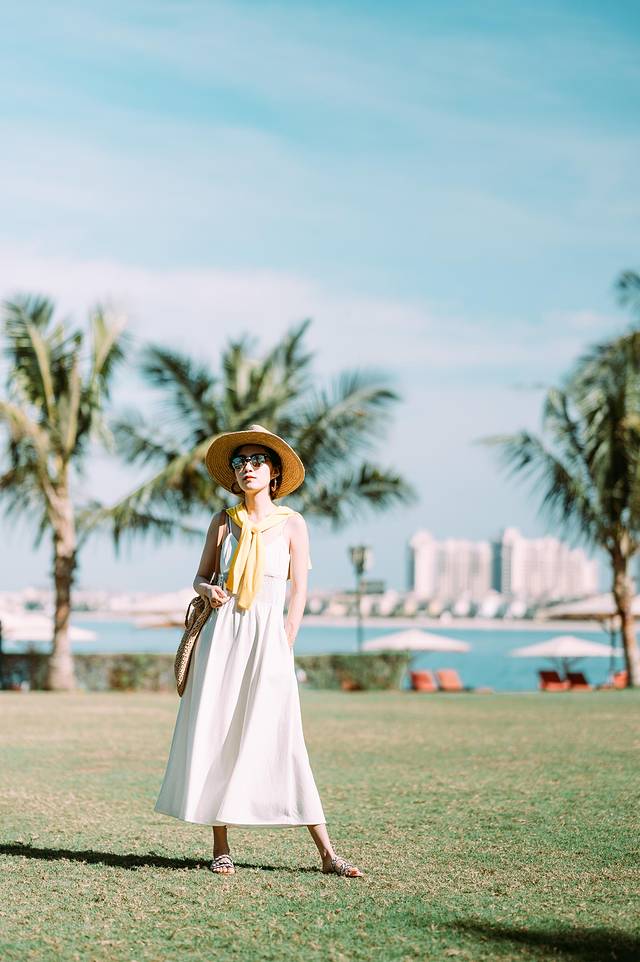 阿联酋迪拜之行,小狮妹和爸爸