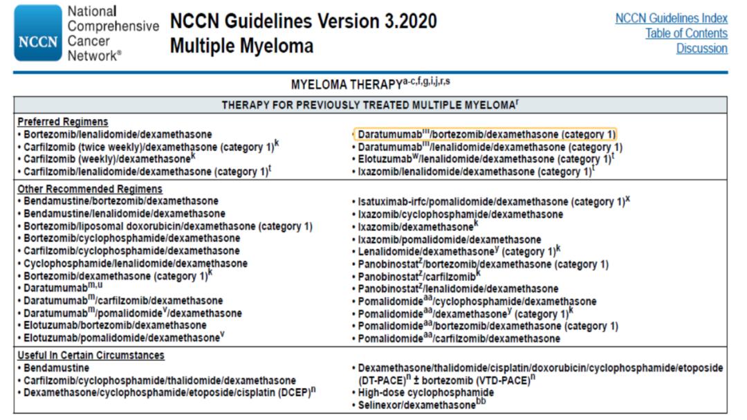 多发性骨髓瘤三期的治疗方案,复发多发性骨髓瘤指南