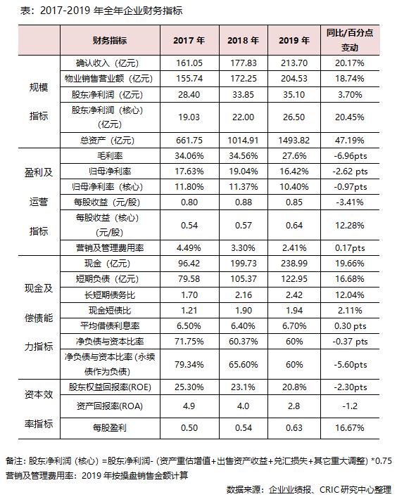 中骏财报,2019年中骏集团销售收入排名