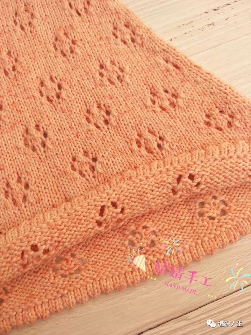 棒针编织儿童冬装连衣裙教程,儿童棉花糖连衣裙编织图解