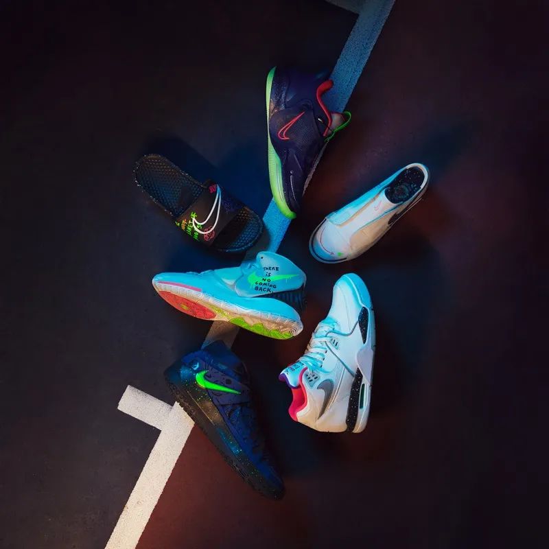耐克新款亮眼,耐克夜光涂鸦测评