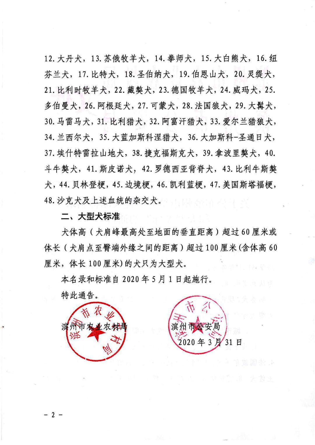 「FM889」定了！这48类烈性犬在滨州城市建成区禁养！5月1日起施行