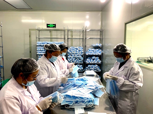 4天后30万只“汶川造”民用口罩将进军阿坝州市场