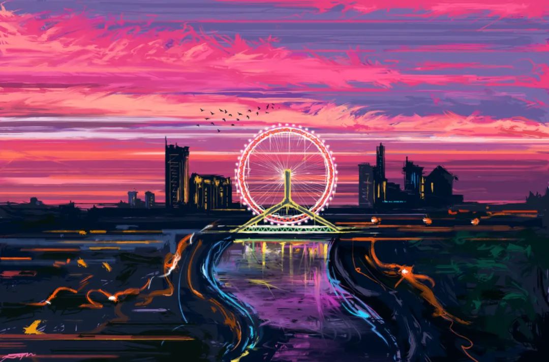 「追色逐影」PS板绘中的色彩流溢10节课报名啦，画出心灵角落上的感动和共鸣