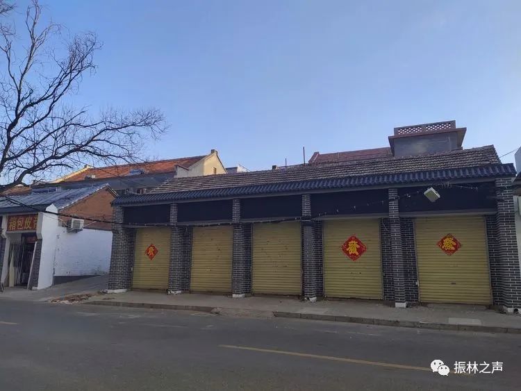 林州步行街实景,林州仿古一条街